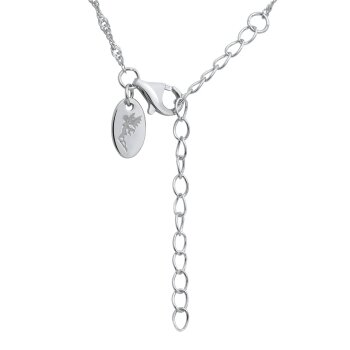 Kette mit Anhänger Ocean Heart Aquamarin 925 Silber