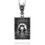 Anhänger XL Dog Tag Skull Totenkopf 3D aus 316 L Edelstahl inkl. Kette im Etui