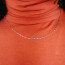 Snake Kette aus 925 Silber rhodiniert Größen Auswahl 60 cm