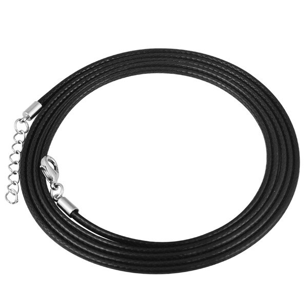 Stoff Kette schwarz Gren Auswahl 110 cm