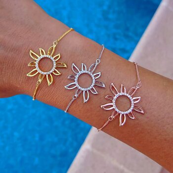 Armband Sol Sunshine 925 silber gold