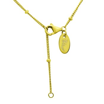 Kette mit Anhänger Sol "Sunshine" 925 Silber gold