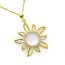 Kette mit Anhänger Sol "Sunshine" 925 Silber gold