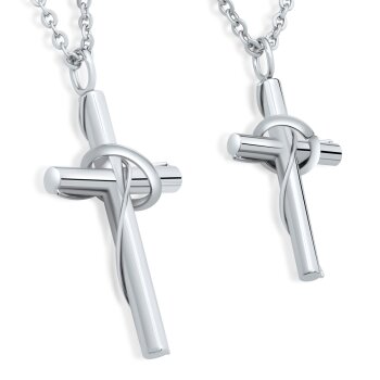 Couple pendants Cross "Ranke"  ENGRAVING OPTION