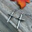 Couple pendants Cross "Ranke"  ENGRAVING OPTION