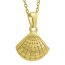 Pendant Seashell golden