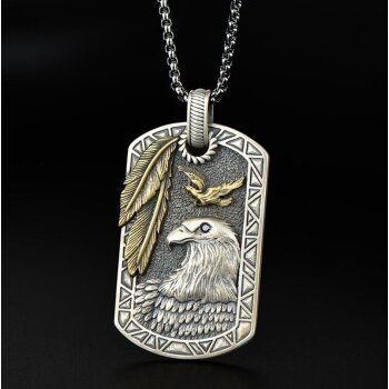 Dog Tag Adler inkl. Kette