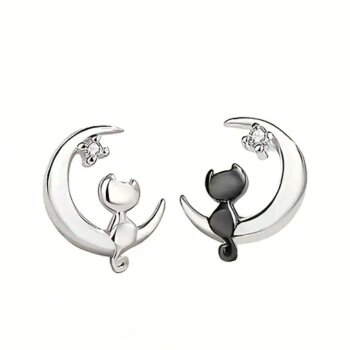 Ear stud unicorn 925 silver