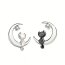 Ear stud unicorn 925 silver