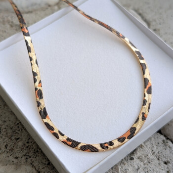 Collier 2 in1 wild Leo & goldfarben