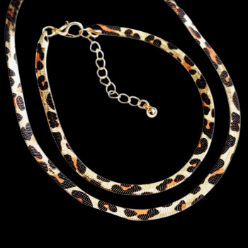 Collier 2 in1 wild Leo & goldfarben