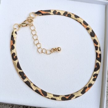 Armband 2 in1 wild Leo & goldfarben