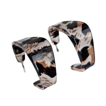 1 Paar Creolen Wild Leo Square