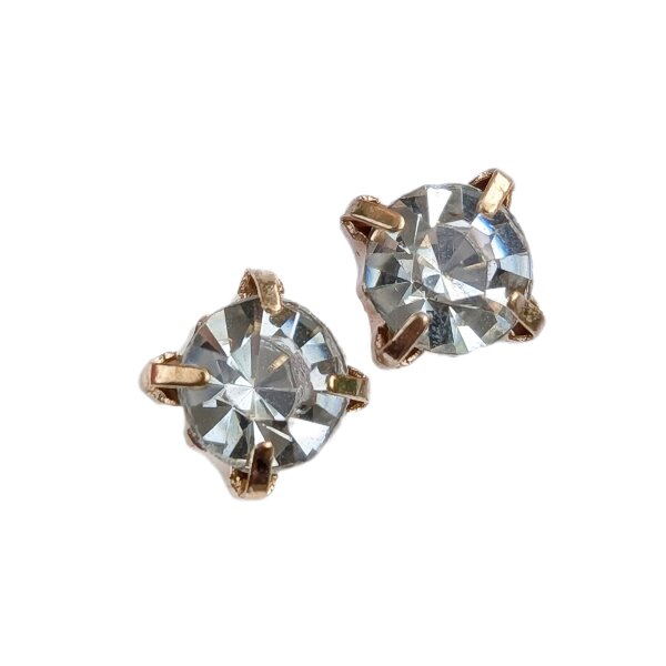 1 Paar Ohrstecker Sparkle goldfarben