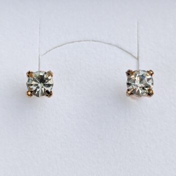 1 Paar Ohrstecker Sparkle goldfarben