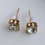 1 Paar Ohrstecker Sparkle goldfarben