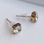 1 Paar Ohrstecker Sparkle goldfarben