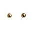 1 Paar Ohrstecker Bubble goldfarben