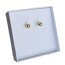 1 Paar Ohrstecker Bubble goldfarben