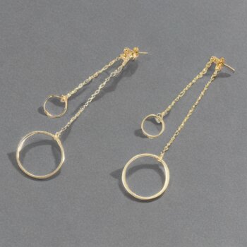 Ohrringe Circle goldfarben