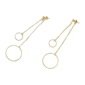 Ohrringe Circle goldfarben