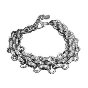 Armband Braided Edelstahl