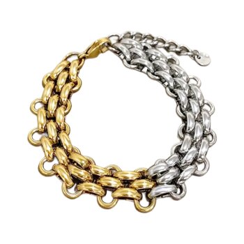 Armband Braided Bi Color Edelstahl