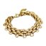 Armband Braided Edelstahl vergoldet