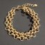Armband Braided Edelstahl vergoldet