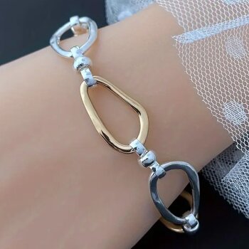 Armband Wavy Bi Color