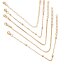 5 tlg. Armband Set Crush goldfarben