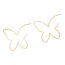 Creolen Butterfly goldfarben