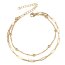 Armband Bubble Edelstahl goldfarben