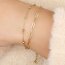 Armband Bubble Edelstahl goldfarben