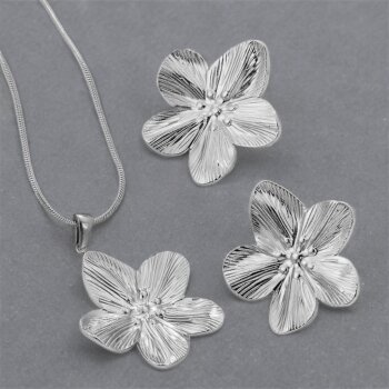 Schmuckset Cherry Blossom Edelstahl