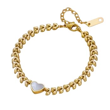 Armband Crush Edelstahl vergoldet