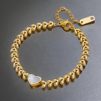 Armband Crush Edelstahl vergoldet