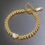 Armband Crush Edelstahl vergoldet