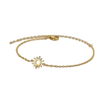 Armband Sunray Edelstahl vergoldet