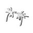 Ohrstecker Palme Edelstahl