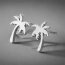 Ohrstecker Palme Edelstahl