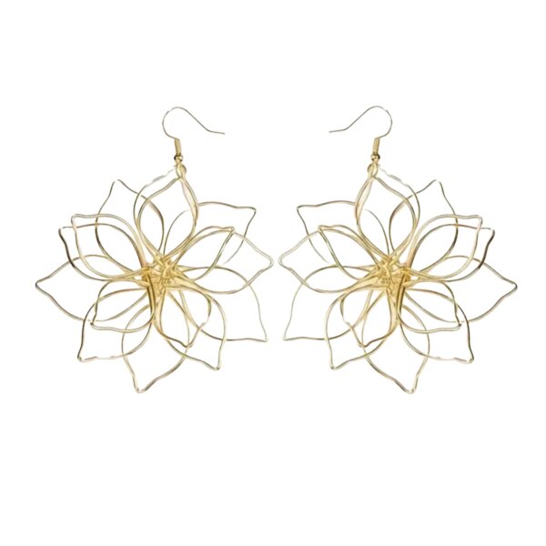 Ohrhänger Bloom goldfarben