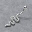 Bauchnabel Piercing Schlange Edelstahl