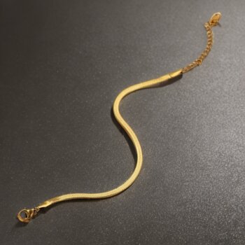 Armband Pure Edelstahl vergoldet