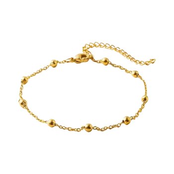 Armband Simply Bubble Edelstahl vergoldet