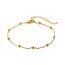 Armband Simply Bubble Edelstahl vergoldet