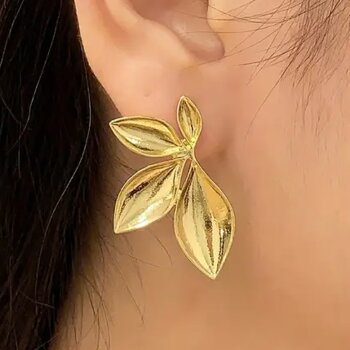 Ohrstecker Flowery vergoldet