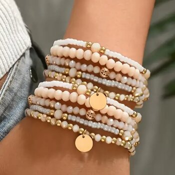 Armband Set Pastell Love