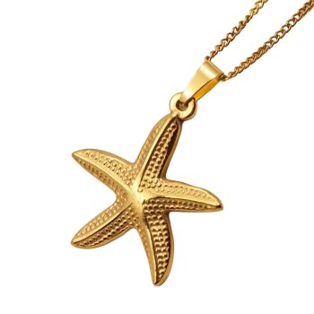 Pendant Seashell golden