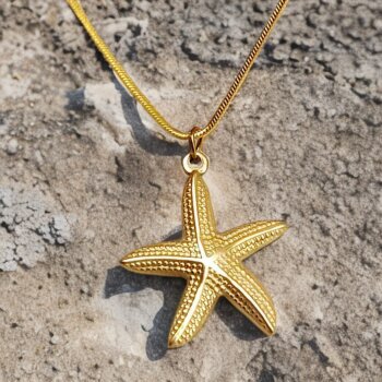 Pendant Seashell golden